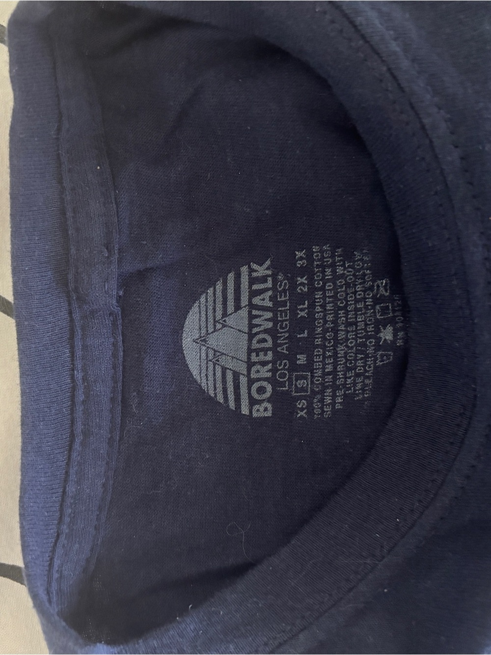 Navy Graphic Tee With Rainbow Stars - Everything Is Terrible View 3